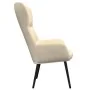 Sillón de relax con reposapiés de tela color crema de , Sillones - Ref: Foro24-3097431, Precio: 120,32 €, Descuento: %