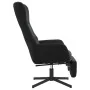 Sillón de relax con reposapiés terciopelo negro de , Sillones - Ref: Foro24-3097501, Precio: 120,78 €, Descuento: %