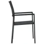 Juego de comedor para jardín 5 piezas negro by , Garden sets - Ref: Foro24-3099277, Price: 322,82 €, Discount: %