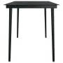 Juego de comedor para jardín 5 piezas negro by , Garden sets - Ref: Foro24-3099277, Price: 322,82 €, Discount: %