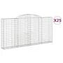 Cestas gaviones 25 uds forma de arco hierro 300x30x140/160 cm de , Maceteros y jardineras - Ref: Foro24-3146572, Precio: 2,00...
