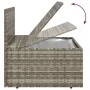 Sofás centrales de jardín 4 uds ratán PE gris 57x57x56 cm de , Conjuntos de jardín - Ref: Foro24-3157503, Precio: 343,31 €, D...