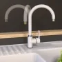 EISL Grifo monomando de cocina DIZIANI cromado blanco | Foru.es | Tu tienda online para hogar, jardín y más Foro24.es
