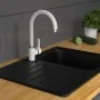 EISL Grifo monomando de cocina DIZIANI cromado blanco | Foru.es | Tu tienda online para hogar, jardín y más Foro24.es