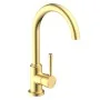SCHÜTTE Grifo monomando cocina con caño redondo CORNWALL dorado mate | Foru.es | Tu tienda online para hogar, jardín y más Foro24.es