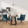 Sillas de comedor giratorias 2 uds terciopelo azul | Foru.es | Tu tienda online para hogar, jardín y más Foro24.es