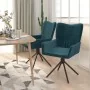 Sillas de comedor giratorias 2 uds terciopelo azul | Foru.es | Tu tienda online para hogar, jardín y más Foro24.es