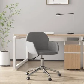 Comprar Silla de oficina giratoria de tela gris