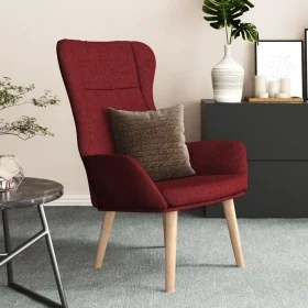 Sillón de relax de tela color rojo tinto de , Sillones - Ref: Foro24-341402, Precio: 124,55 €, Descuento: %