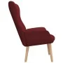 Sillón de relax de tela color rojo tinto de , Sillones - Ref: Foro24-341402, Precio: 124,55 €, Descuento: %