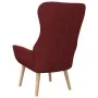 Sillón de relax de tela color rojo tinto de , Sillones - Ref: Foro24-341402, Precio: 124,55 €, Descuento: %