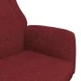 Sillón de relax de tela color rojo tinto de , Sillones - Ref: Foro24-341402, Precio: 124,55 €, Descuento: %