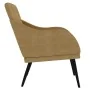 Sillón de terciopelo marrón 63x76x80 cm | Foru.es | Tu tienda online para hogar, jardín y más Foro24.es