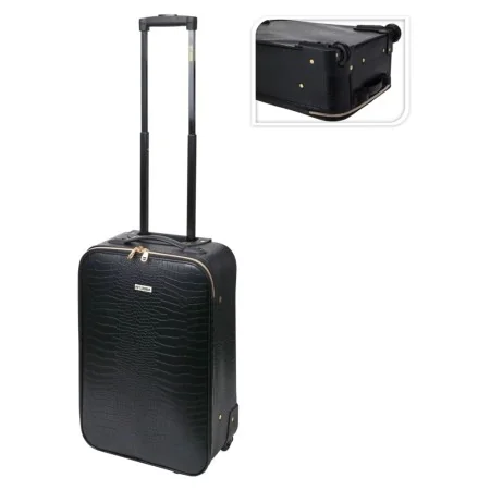 ProWorld Maleta diseño cocodrilo negro 28 L de , Maletas - Ref: Foro24-445914, Precio: 50,52 €, Descuento: %