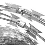 Alambre concertina con clips acero galvanizado 300 m de , Cadenas, alambre y cuerda - Ref: Foro24-143338, Precio: 154,28 €, D...
