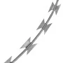 Alambre concertina con clips acero galvanizado 300 m de , Cadenas, alambre y cuerda - Ref: Foro24-143338, Precio: 154,28 €, D...