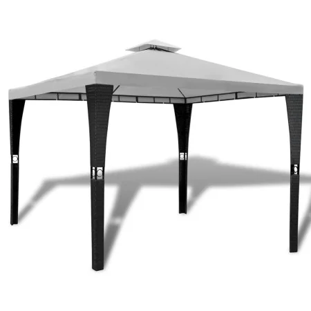 Cenador con techo 3x3 m blanco crema | Foru.es | Tu tienda online para hogar, jardín y más Foro24.es