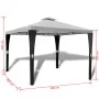 Cenador con techo 3x3 m blanco crema | Foru.es | Tu tienda online para hogar, jardín y más Foro24.es
