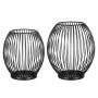HI Juego de portavelas 2 piezas negro | Foru.es | Tu tienda online para hogar, jardín y más Foro24.es