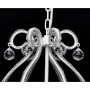 Lámpara de araña con 2300 cristales blanca de , Lámparas de araña - Ref: Foro24-60338, Precio: 136,06 €, Descuento: -5%%