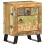Mesita de noche de madera maciza reciclada 40x30x50 cm | Foru.es | Tu tienda online para hogar, jardín y más Foro24.es