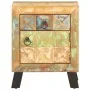 Mesita de noche de madera maciza reciclada 40x30x50 cm | Foru.es | Tu tienda online para hogar, jardín y más Foro24.es