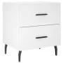 Mesitas de noche 2 uds madera ingeniería blanco 40x35x47,5 cm de , Mesitas de noche - Ref: Foro24-827341, Precio: 91,16 €, De...
