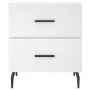 Mesitas de noche 2 uds madera ingeniería blanco 40x35x47,5 cm de , Mesitas de noche - Ref: Foro24-827341, Precio: 91,16 €, De...