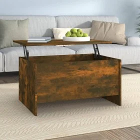 Mesa de centro madera ingeniería roble ahumado
