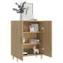 Aparador de madera contrachapada roble Sonoma 70x34x90 cm by , Sideboards - Ref: Foro24-812099, Price: 82,66 €, Discount: %