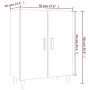 Aparador de madera contrachapada roble Sonoma 70x34x90 cm by , Sideboards - Ref: Foro24-812099, Price: 82,66 €, Discount: %