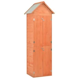 Caseta de almacenamiento de jardín de madera 71x60x213 cm de , Cobertizos - Ref: Foro24-170649, Precio: 257,98 €, Descuento: ...