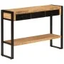Mesa consola madera maciza de mango 110x30x76 cm by , Side tables - Ref: Foro24-348159, Price: 214,96 €, Discount: %