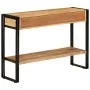 Mesa consola madera maciza de mango 110x30x76 cm by , Side tables - Ref: Foro24-348159, Price: 214,96 €, Discount: %