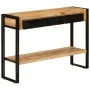 Mesa consola madera maciza de mango 110x30x76 cm by , Side tables - Ref: Foro24-348159, Price: 214,96 €, Discount: %