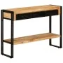 Mesa consola madera maciza de mango 110x30x76 cm by , Side tables - Ref: Foro24-348159, Price: 214,96 €, Discount: %