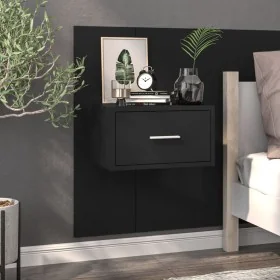 Comprar Mesita de noche de pared negra