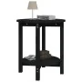 Mesa de centro de madera maciza de pino negro Ø55x60 cm | Foru.es | Tu tienda online para hogar, jardín y más Foro24.es
