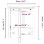 Mesa de centro de madera maciza de pino negro Ø55x60 cm | Foru.es | Tu tienda online para hogar, jardín y más Foro24.es