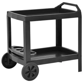 Carrito de bebidas plástico gris antracita 69x53x72 cm de , Carros de cocina y comedor - Ref: Foro24-48813, Precio: 114,25 €,...