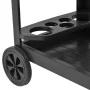 Carrito de bebidas plástico gris antracita 69x53x72 cm de , Carros de cocina y comedor - Ref: Foro24-48813, Precio: 114,25 €,...