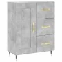 Aparador de madera de ingeniería gris hormigón 69,5x34x90 cm by , Sideboards - Ref: Foro24-830240, Price: 90,85 €, Discount: %