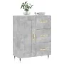 Aparador de madera de ingeniería gris hormigón 69,5x34x90 cm by , Sideboards - Ref: Foro24-830240, Price: 90,85 €, Discount: %