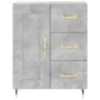 Aparador de madera de ingeniería gris hormigón 69,5x34x90 cm by , Sideboards - Ref: Foro24-830240, Price: 90,85 €, Discount: %