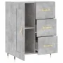 Aparador de madera de ingeniería gris hormigón 69,5x34x90 cm by , Sideboards - Ref: Foro24-830240, Price: 90,85 €, Discount: %