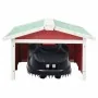 Caseta de cortacésped robótico madera abeto rojo y blanco de , Fundas para cortadoras de césped - Ref: Foro24-170881, Precio:...