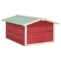 Caseta de cortacésped robótico madera abeto rojo y blanco de , Fundas para cortadoras de césped - Ref: Foro24-170881, Precio:...