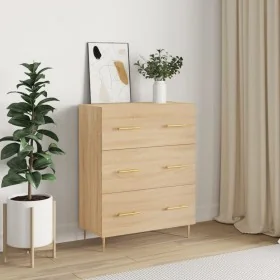 Aparador de madera de ingeniería roble Sonoma 69,5x34x90 cm de , Aparadores - Ref: Foro24-827839, Precio: 94,11 €, Descuento: %