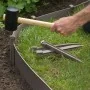 Nature Piquetas de anclaje para jardín 10 unidades gris taupe by , Garden edging and edging - Ref: Foro24-428504, Price: 21,5...