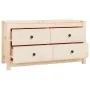 Armario auxiliar de madera maciza de pino 100x40x54 cm de , Aparadores - Ref: Foro24-821774, Precio: 116,37 €, Descuento: %